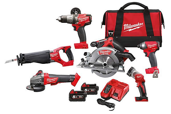 Sada nářadí Milwaukee M18 FPP6A-502B